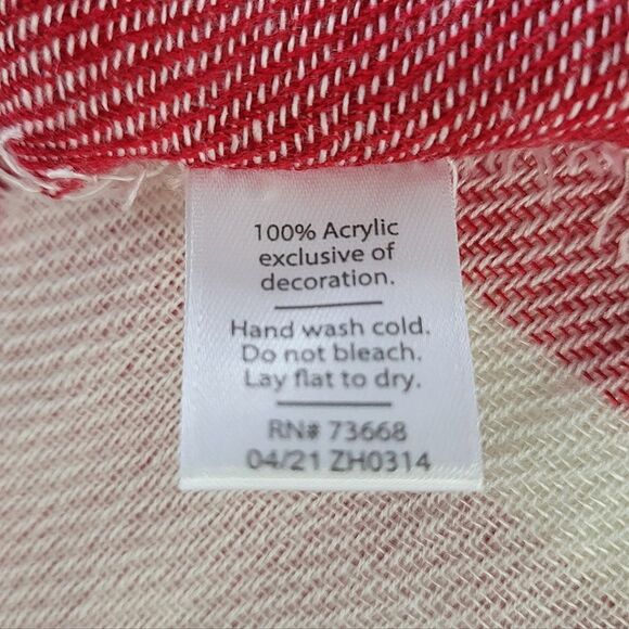 Ross Sportswear GAME Indiana University Red and White Full Sized Scarf - Picture 5 of 7